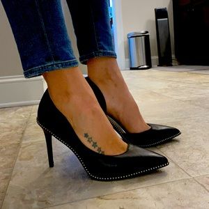 Studded Black heels